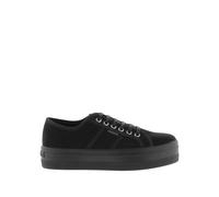 Victoria Basket basse Barcelona 109205 Suédine recyclée plateforme lacets assortis Femme Negro 41