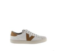 Victoria Basket Basse Unisexe Berlin Cuir & Pièces en Contraste & Bout en Croûte De Cuir 1126142 pour Adulte Cuero 37