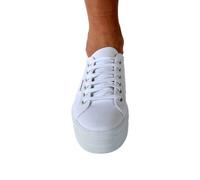 Baskets Victoria Blucher Lona Plataforma Blanc - 39
