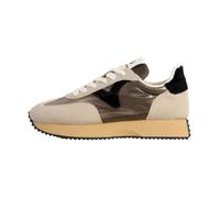 Calzados Victoria Baskets basses Cosmos Nylon métallisé cuir contrasté semelle crantée Beige 39