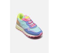 Victoria Basket Basse Luna Nylon & Pièces Multicolores en Croûte De Cuir & Semelle Crantée 1156110 pour Femme Azul 41