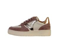 Baskets - VICTORIA - Madrid - Effet cuir métallisé - Semelle de 3 cm - Confort léger 36