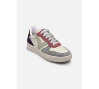 Victoria Basket Basse Madrid Effet Cuir & Pièces Multicolores Croûte De Cuir & Arrière Métallisée 1258240 pour Femme Lavanda 36