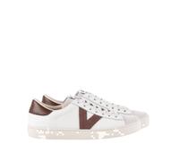 Baskets - VICTORIA - Puntera Serraje - Cuir - Marron - Homme - Lacets 36