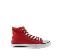 Baskets Victoria Tribu Bottine Toile Rouge 41