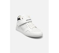 Baskets Zadig & Voltaire Mid Flash Smooth Calfskin Perf pour 36 Blanc