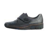 Rieker Merry Womens Riptape Fastening Shoes 40 EU Combi Noir