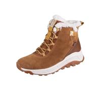 Baskettes Rieker W006022 en cuir marron pour femme - Lacets ronds - Confort exceptionnel 39