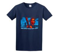BASLIL TOAST brunch Men's 1997 Escape from New Work Mondo Poster Cotton T Shirt Navy S