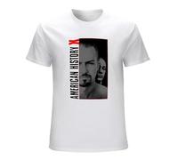 BASLIL TOAST brunch Men's American History X Retro Movie T-Shirts White L