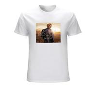 BASLIL TOAST brunch Men's Andrea Bocelli Believe Vinyl CD Cover T-Shirts White 3XL