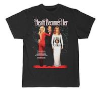 BASLIL TOAST brunch Men's Death Becomes Her Cult Horror Comedy Movie T-Shirts Black XL