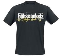 BASLIL TOAST brunch Men's Gehasst Verdammt VergÖTtert 2 BÖHse Onkelz T Shirt T-Shirts Black L