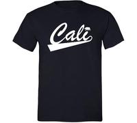 BASLIL TOAST brunch Men's Half & Half California Republic State Summer Flag Bear West Side Cali T-Shirts Black M