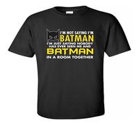 BASLIL TOAST brunch Men's I'm Not Saying I'm I'm Just Saying Nobody Funny T Shirt T-Shirts Black XXL