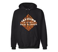 BASLIL TOAST brunch Men's Maze Runner Cotton Black Hoodies XXL