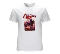 BASLIL TOAST brunch Men's Saxon 'Crusader' T-Shirt White M