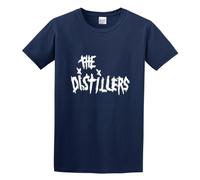 BASLIL TOAST brunch Men's The Distillers Logo Cotton T Shirt Navy 3XL