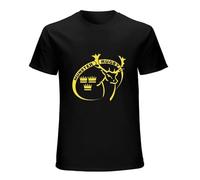 BASLIL TOAST brunch The Munster Rugby Men's T-Shirt Feel Soft Black M