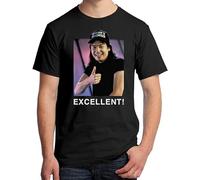 BASLIL TOAST brunch Waynes World Excellent T Shirt 90'S Movie Men's Women's Mike Myers Black L