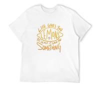 BASLIL TOAST brunch When Life Gives You Lemons Men's T Shirt White XXL