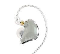 BASN Bmaster Écouteurs Intra-Auriculaires à Triple conducteur avec Deux câbles Amovibles pour ingénieur Audio, Musicien (Gris)