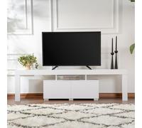 Baso meuble tv avec placards blanc 180cm