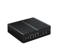 BASOARO PC Industriel PC Fanless N95, 8GB RAM 1TB SSD, Mini Ordinateur sans Ventilateur, Double Ethernet Gigabit, 2 HD+DP Triple écran 4K, 2 RS232 COM, WiFi Double Bande, BT 4.2