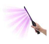 BASOYO Lampe UV pliable 30 LED - Lumière propre - Portable - Lampe de désinfection UV bactéricide germicide - de désinfection à la maison - Protection LED - Bâton lumineux