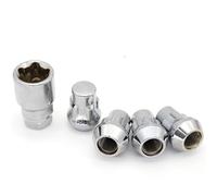 BASPHHH écrou Jante Compatible avec Ford pour Focus 1998-2023 Écrous de Roue de Verrouillage de Voiture siège Conique M12 X 1.5