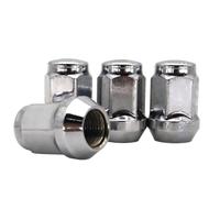 BASPHHH écrou Jante Compatible avec MG pour MGB 1962-1980 pour MGR 1992 1993 1994 1995 Voiture 1/2"-20 Écrous de Roue en Acier chromé