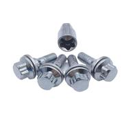 BASPHHH écrou Jante Compatible avec Peugeot M12x1,25 4+1 Les boulons Anti-démontage de Roue