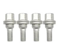 BASPHHH écrou Jante Compatible avec Peugeot pour 206 1998-2016 pour 207 2006-2016 ÉCROUS DE Roue BOULONS SIÈGE Plat 17MM Hex