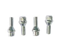 BASPHHH écrou Jante Compatible avec Thalia 2000-2010 pour TWINGO 1993-2014 Boulons de Roue antivol M12*1,5 Vis à Embout + clé