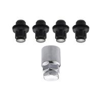 BASPHHH écrou Jante Compatible avec Toyota pour RAV4 2000-2018 Écrous de Roue de Voiture antivol Écrous de véhicule M12x1.5
