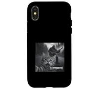 Basquatch Bigfoot Synthwave Guitare Basse Coque pour iPhone X/XS