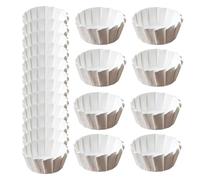 Basque Muffin Liners - Lot de 50 doublures à cupcakes réutilisables et réutilisables pour conserver des muffins et des cupcakes parfaits pour la maison, le kitchen, ou la boulangerie professionnelle