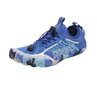 Basquettes Homme Blanche Chaussure Chaussures Habillées Décontractées Pour Hommes Maille Légère Et Respirante De Securite Homme Chaussures De Tennis Pour Hommes Maille Professionnelle (Blue, 43)