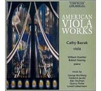 Basrak, Cathy - American Viola Works: Rochberg, Jacobi Et Al