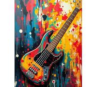 Bass Book: Blank 6 String Bass Tab Notebook