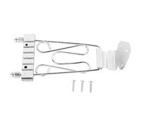 Bass Bridge Conier Zinc Alloy 6 String Electric Bass Bass Bridge Remplacement Réglable Jazz Bass Bridge Piedon pour les guitares de basse électriques (Argent)