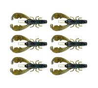 Bass Craw Bait Pack - Sélection d'appâts Ultra Doux, leurres dynamiques Aquatic Motion, leurres d'eau Douce de précision | Disposition de Forme avancée avec déclenchement des prédateurs pour