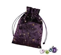 BASS DE TAROT VELVET - PROPRIÉTÉ DU TAROT DÉCORATIF, ÉLÉGANT VELVET CASHI | BASS MYSTIQUE DE TAROT, joli support pour cartes Oracle, sac de velours pour runes, parfait pour et, aubergine,