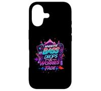 Bass Drops & Worries Fade EDM Music Lover Design Coque pour iPhone 17