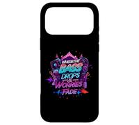 Bass Drops & Worries Fade EDM Music Lover Design Coque pour iPhone 17 Pro Max