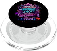 Bass Drops & Worries Fade EDM Music Lover Design PopSockets PopGrip pour MagSafe
