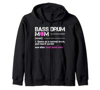 Bass Drum Mom Noun Same As A Normal Mom Just Much Cool See Sweat à Capuche
