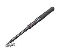 Bass Fishing Rod Kit - Small Telescopic Pole, Foldable Angler Rod | Portable Casting Stick, Strong Saltwater Tackle, Lightweight Outdoor Equipment for Catching Trout, Salmon, Bass During Adventures