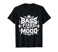 Bass Fixed My Mood Rave Techno Hardcore Underground T-Shirt
