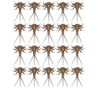 Bass Fly Fishing Lures - Lot de 20 composants d'appâts complexes faits à la main | Kit multi-usages réaliste pour truite nymphes - Assortiment de pêche à la mouche de qualité supérieure pour basse